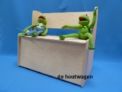 De Houtwagen | speelgoed bankje | houten speelgoedkisten | € 65,00