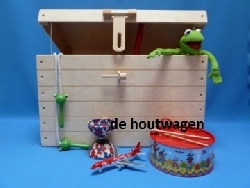 speelgoedkist met bolle deksel groot nr 1