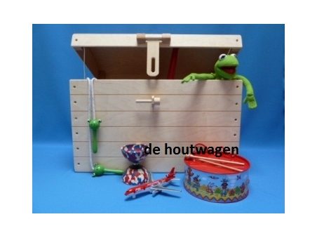 speelgoedkist met bolle deksel groot nr 1