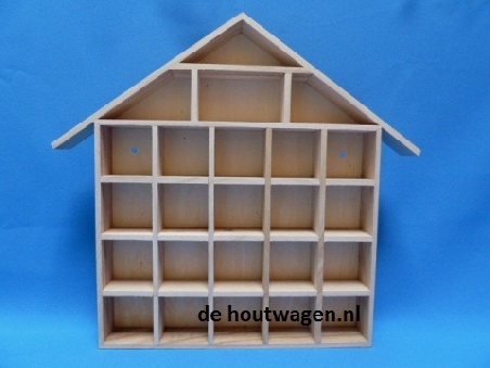 De Houtwagen | houten letterbak huisje | letterbakken | € 9,95