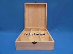 theekist met 9 vakken