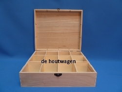 theekist met 12 vakken