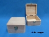 De Houtwagen | houten sieradenkistje vierkant - 10x10x6 | houten kisten vierkant | € 3,95
