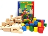 De Houtwagen | blokken in doos 100 stuks | houten blokken | € 22,50