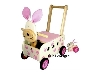 houten loopwagen konijn