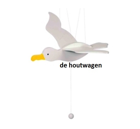 De Houtwagen | zweef figuur meeuw | baby cadeautjes | € 9,95
