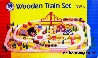 houten treinbaan set 130 delig