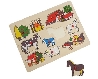 De Houtwagen | knoppuzzel boerderij 4 | houten puzzels met knopjes | € 5,95
