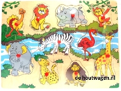 knoppuzzel wilde dieren nr. 2
