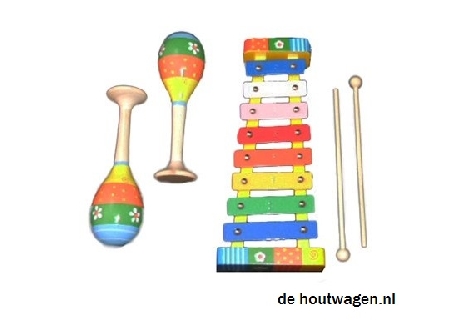 muziek set met metallofoon