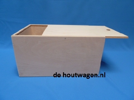 opbergkist met schuifdeksel klein 30x20x15