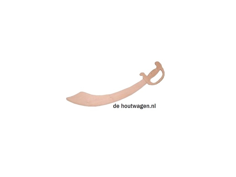 De Houtwagen | houten speelgoed zwaard gebogen | ridders en piraten speelgoed | € 5,95