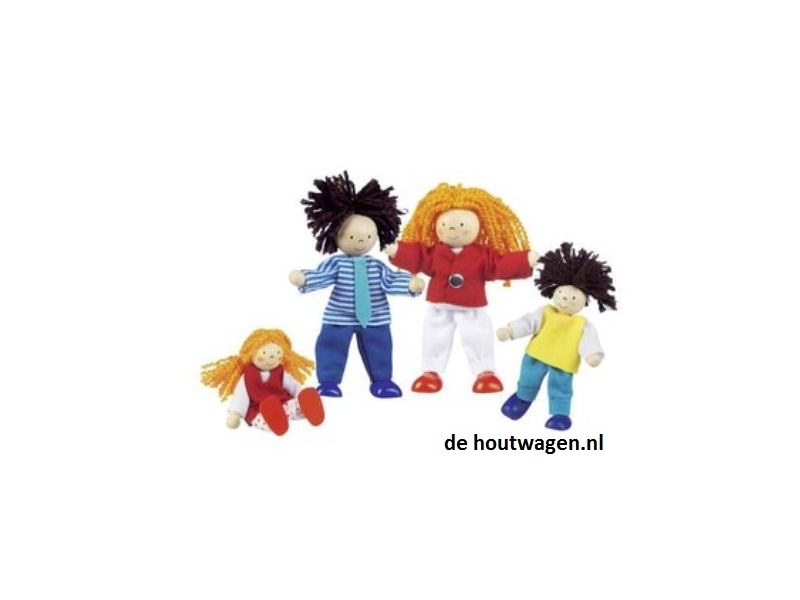 De Houtwagen | poppenhuispopjes familie lifestyle | poppenhuispopjes | € 19,50