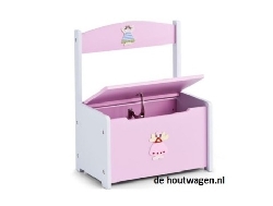 speelgoedbankje roze 