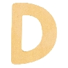 De Houtwagen | houten letter D | houten letters | € 0,40