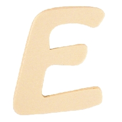 houten letter E