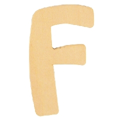 houten letter F