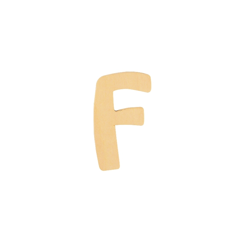 De Houtwagen | houten letter F | houten letters | € 0,40 De Houtwagen | houten letter F | houten letters | € 0,40