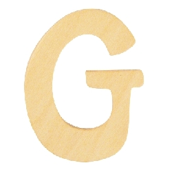 houten letter G