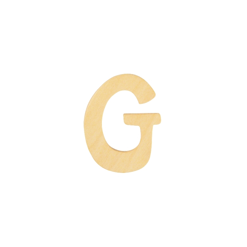 houten letter G