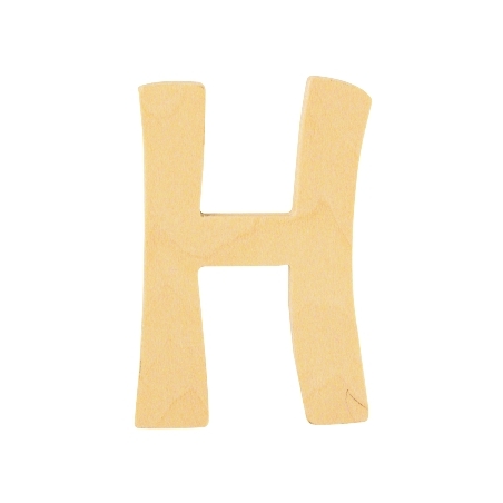 De Houtwagen | houten letter H | houten letters | € 0,40