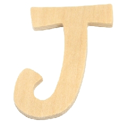 houten letter J