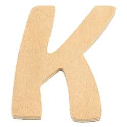 houten letter K