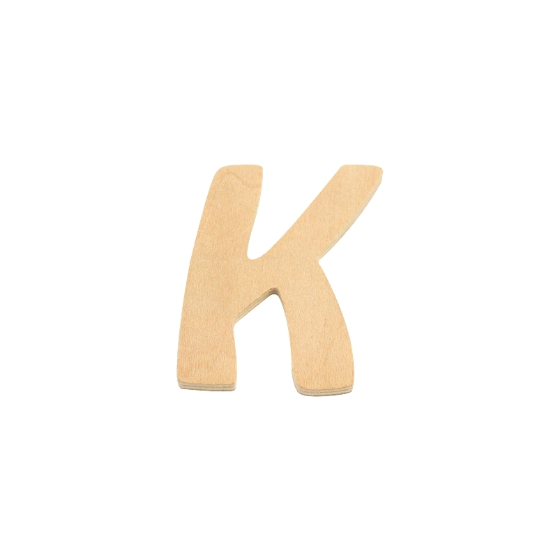 De Houtwagen | houten letter K | houten letters | € 0,40 De Houtwagen | houten letter K | houten letters | € 0,40