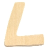 houten letter L 