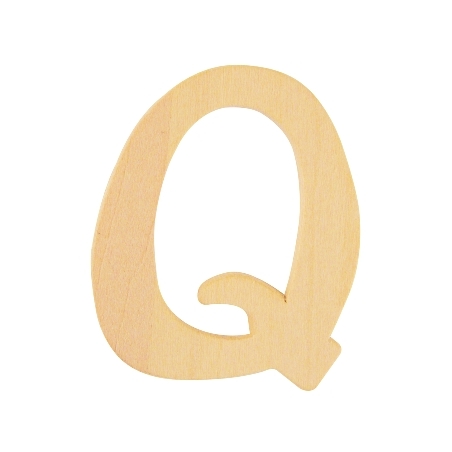 houten letter Q 