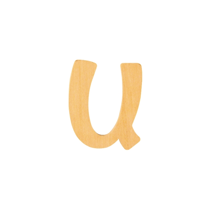 De Houtwagen | houten letter U | houten letters | € 0,40 De Houtwagen | houten letter U | houten letters | € 0,40