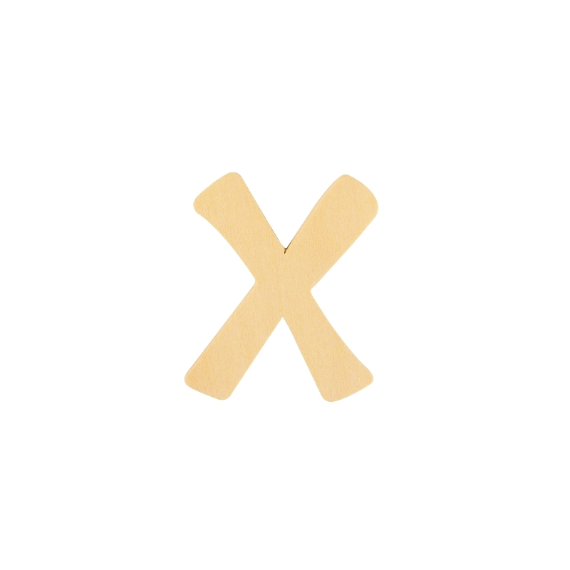 De Houtwagen | houten letter X | houten letters | € 0,40 De Houtwagen | houten letter X | houten letters | € 0,40