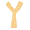 De Houtwagen | houten letter Y  | houten letters | € 0,40