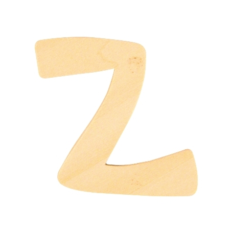 De Houtwagen | houten letter Z  | houten letters | € 0,40