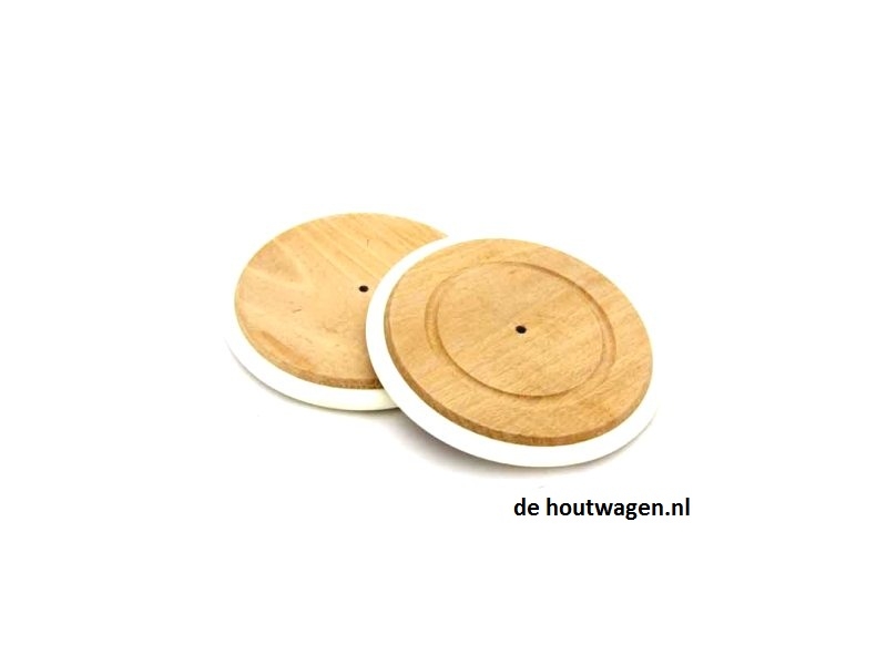De Houtwagen | houten wiel voor rieten poppenwagen | rieten poppenwagens | € 5,95