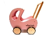 De Houtwagen | houten poppenwagen roze groot | houten poppenwagens | € 79,95