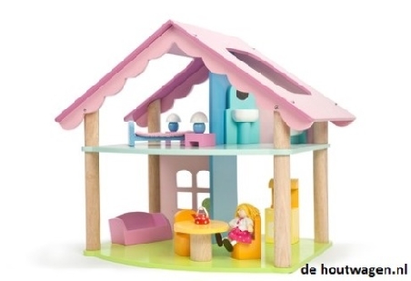 De Houtwagen | poppenhuis mia casa le toy van  | houten poppenhuizen | € 79,95
