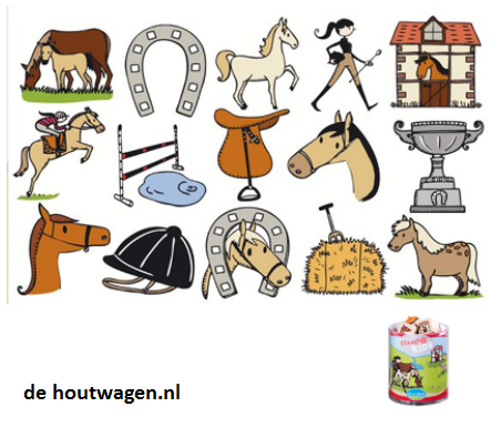 stempels paard