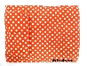 De Houtwagen | poppen beddengoed rood met witte stippen | poppenbedjes | € 17,50