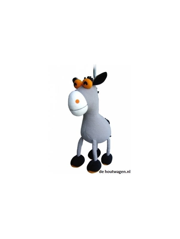 wiebeldier ezel groot
