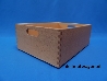 opbergkrat beukenhout gelakt groot laag 40x30x15