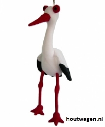 wiebeldier ooievaar groot