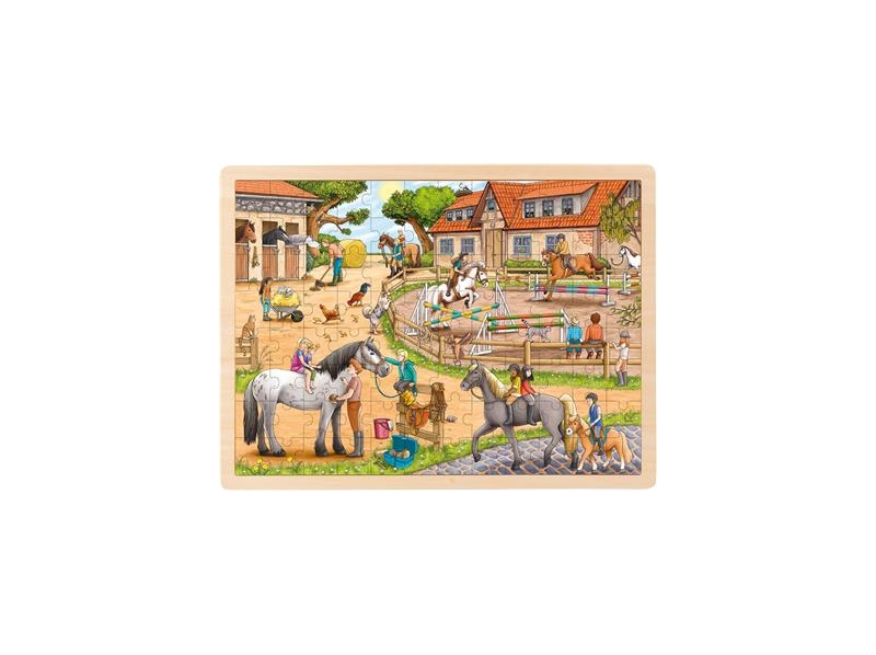 puzzel op de manege goki 96 delig