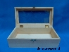De Houtwagen | kistje rechthoek met acryl raam 24x12x7.5 | houten kisten rechthoekig | € 9,50