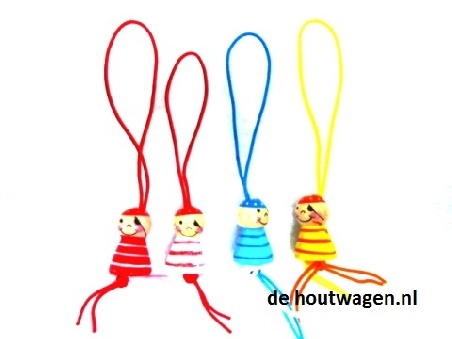 De Houtwagen | gelukspiraatje gekleurd | kleine presentjes | € 1,50