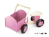 houten kinderbakfiets roze
