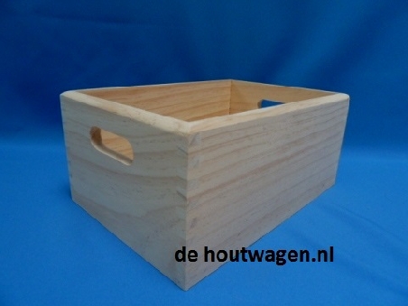 opbergkrat grenen klein 30x21x13 laatste