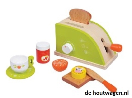 houten broodrooster lelin toys