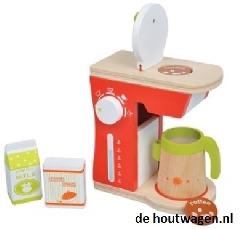 houten koffiezetapparaat lelin toys
