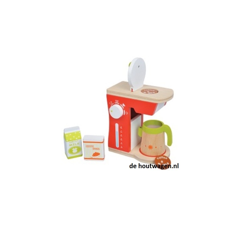 houten koffiezetapparaat lelin toys